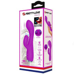 Vibrador Recargable Pretty Love Conejo Gloria - Morado Impermeable
