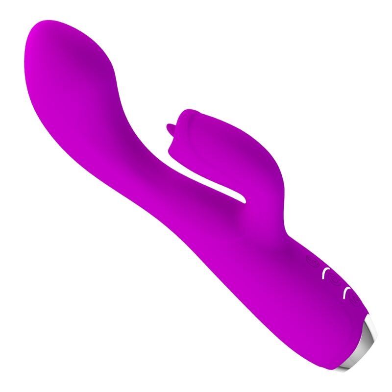 Vibrador Recargable Pretty Love Conejo Gloria - Morado Impermeable