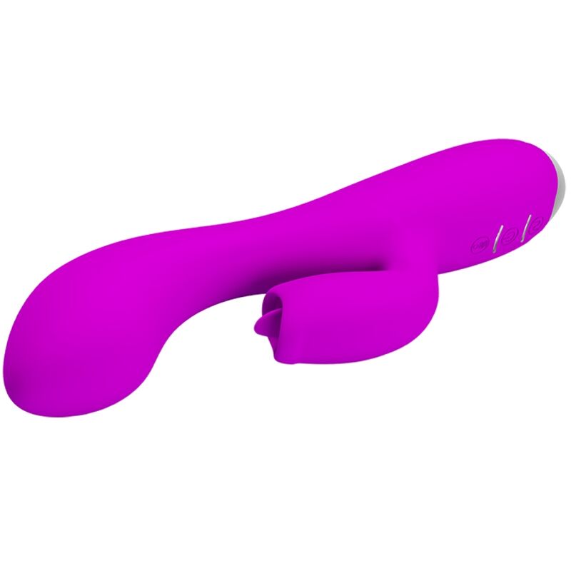 Vibrador Recargable Pretty Love Conejo Gloria - Morado Impermeable