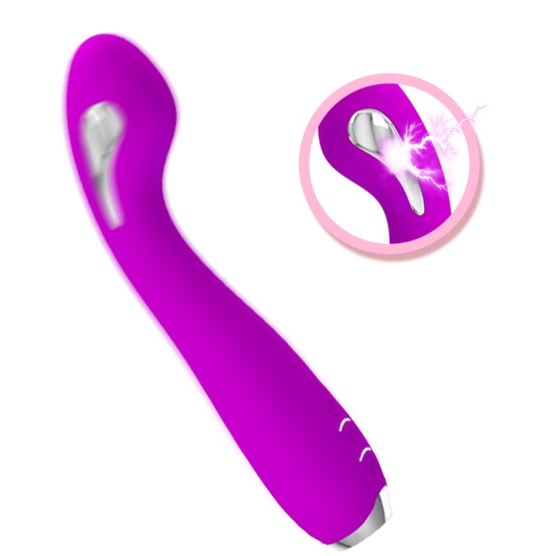 Pretty Love Vibrador de Eletrochoque Recarregvel Hector - Roxo Impermevel