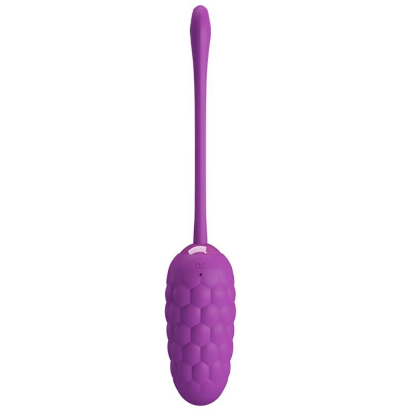 Pretty Love Huevo Vibrador Recargable Textura Marina Morado