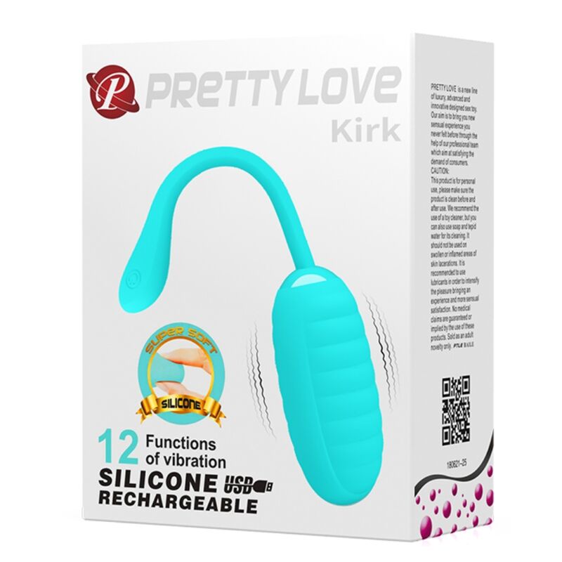 Pretty Love Kirk Ovo Vibrante Recarregável Verde Claro