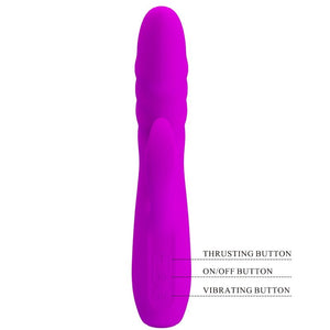 Pretty Love - Vibrador de Coelho Recarregável Melanie Roxo