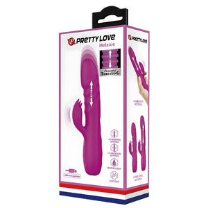Pretty Love - Vibrador de Coelho Recarregável Melanie Roxo