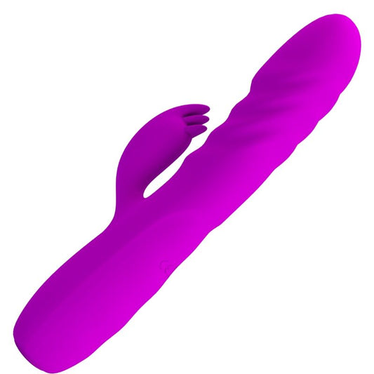 Pretty Love - Vibrador de Coelho Recarregável Melanie Roxo