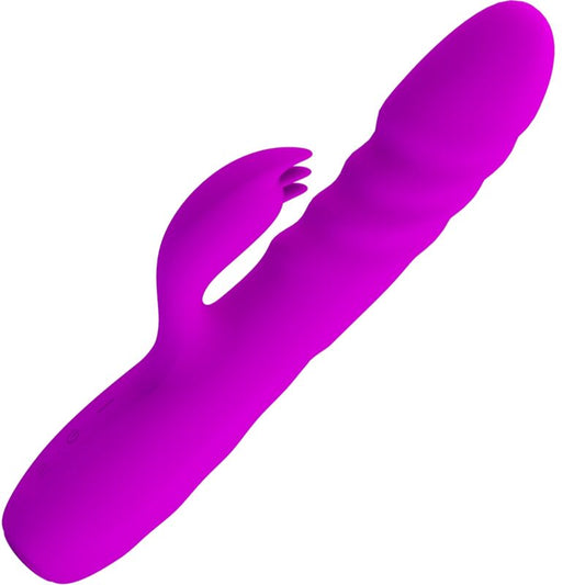 Pretty Love - Vibrador de Coelho Recarregável Melanie Roxo