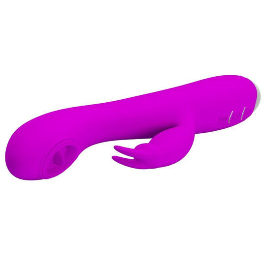 Vibrador Recargable Rachel Pretty Love Con Succión Púrpura