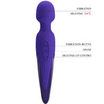 Pretty Love Antony Youth Wand Vibrador Violeta Efeito de Calor