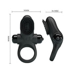 Pretty Love - Anel Vibrador Ii Para O Pénis Preto