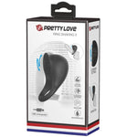 Pretty Love Anel para Pénis Vibrante Com Língua Preta