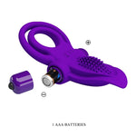 Pretty Love - Anel Para Pénis Vibrante Roxo