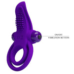 Pretty Love - Anel Para Pénis Vibrante Roxo