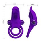 Pretty Love - Anel Para Pénis Vibrante Roxo