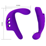 Pretty Love Vibrador de Dedo Recarregvel Gorgon Roxo