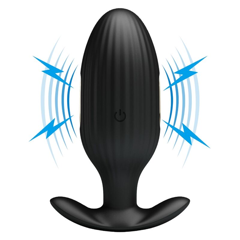 Pretty Love Plug Anal Controlado Por Aplicación Jefferson Negro