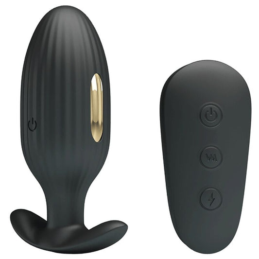 Pretty Love Vibrador Recarregvel Anal Kelly Plug Preto