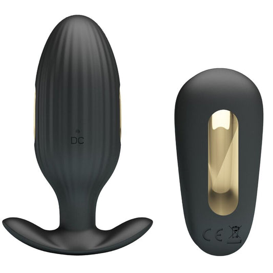 Pretty Love Vibrador Recarregvel Anal Kelly Plug Preto