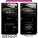 Pretty Love Plug Anal Controlado Por Aplicación Jefferson Negro