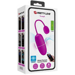 Pretty Love Huevo Vibrante Ninfa Controlado por App Morado