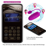 Pretty Love Huevo Vibrante Ninfa Controlado por App Morado