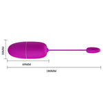 Pretty Love Huevo Vibrante Ninfa Controlado por App Morado