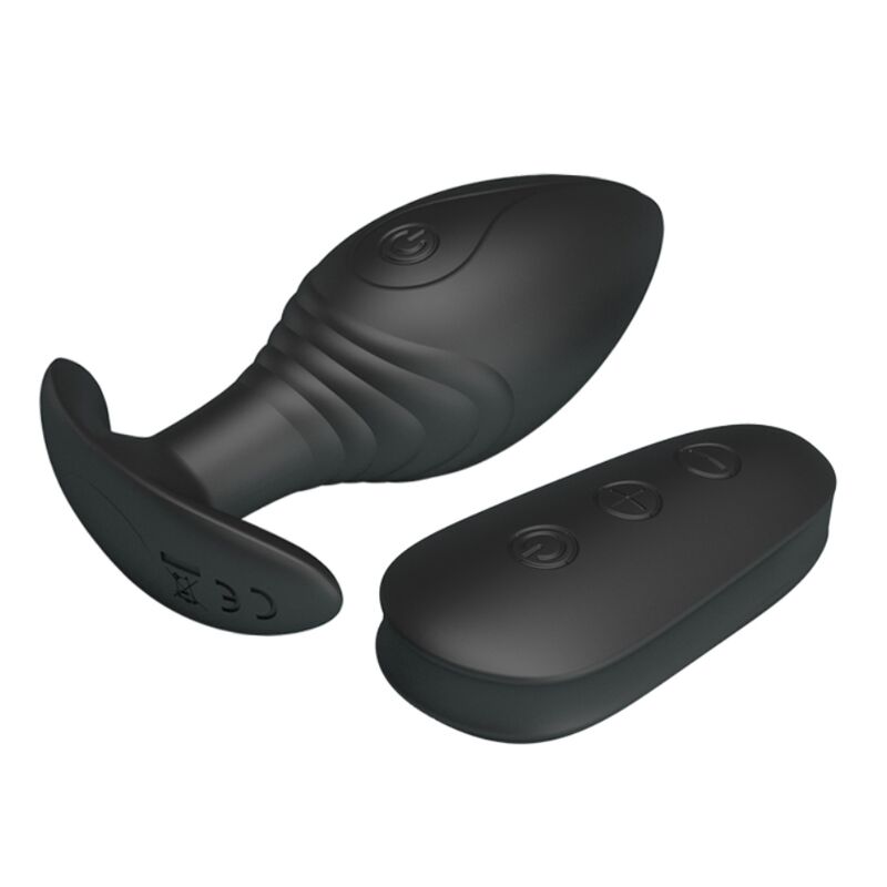 Pretty Love Vibrador Recarregvel Regina Anal Plug Preto