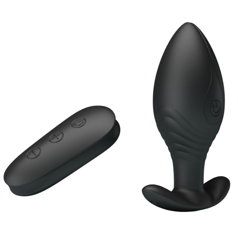 Pretty Love Vibrador Recarregvel Regina Anal Plug Preto