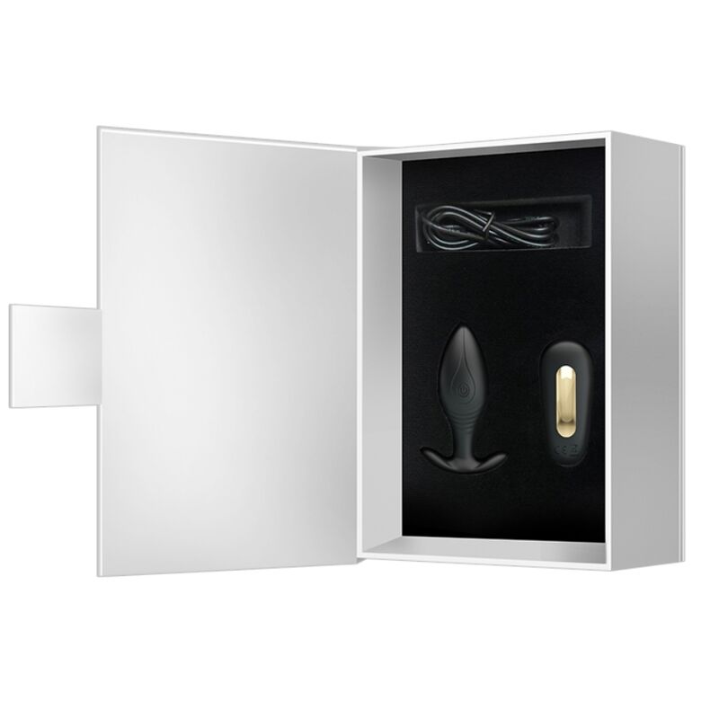 Pretty Love Vibrador Recarregvel Regina Anal Plug Preto