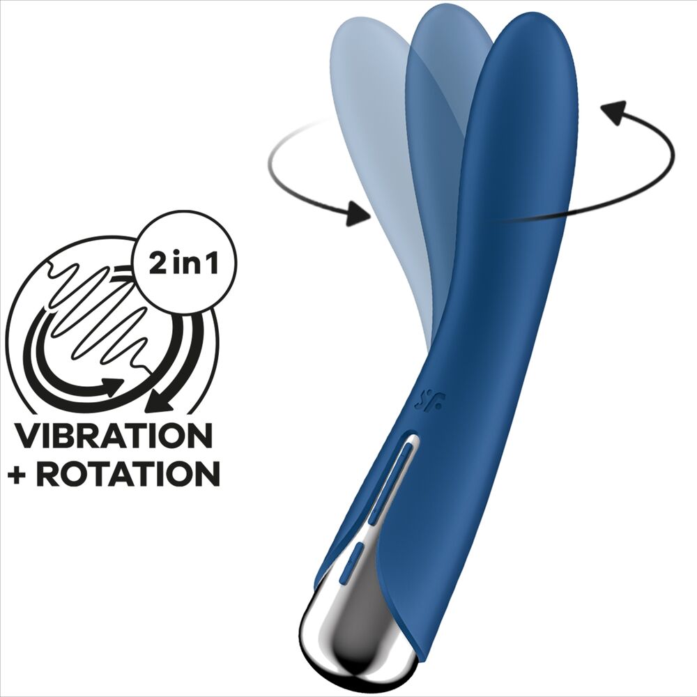 Satisfyer Vibrador Rotador Azul Spinning Vibe 1 G-spot Azul