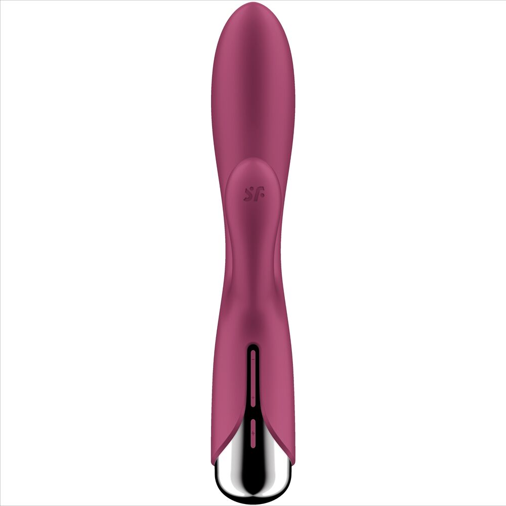Satisfyer Conejo Giratorio 1 Clítoris y Estimulación del Punto G Rojo