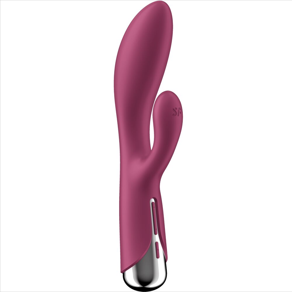 Satisfyer Conejo Giratorio 1 Clítoris y Estimulación del Punto G Rojo