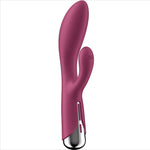 Satisfyer Coelho Giratório 1 Clitóris e Estimulao de Ponto G Vermelho
