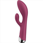Satisfyer Coelho Giratório 1 Clitóris e Estimulao de Ponto G Vermelho