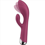 Satisfyer Coelho Giratório 1 Clitóris e Estimulao de Ponto G Vermelho