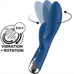 Satisfyer Spinning Coelho 1 Clitóris e Estimulao G-spot Azul