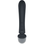 Satisfyer Triple Lover Rabbit Vibrador Massager Cinza