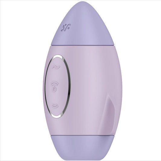Satisfyer Doble Estimulación por Impulso Pequeño Misión Control Lila