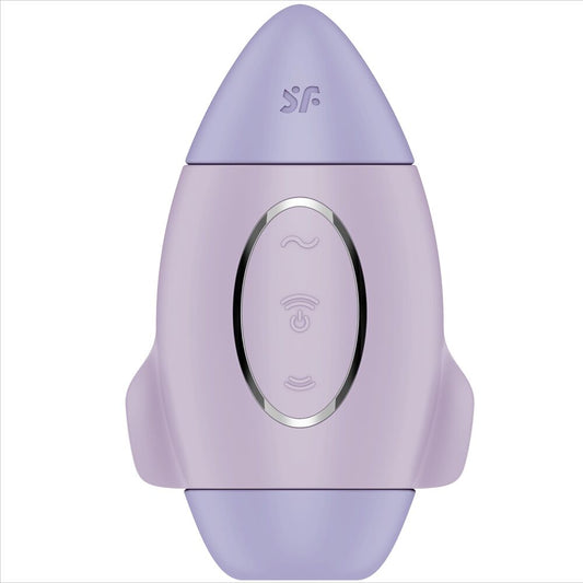 Satisfyer Doble Estimulación por Impulso Pequeño Misión Control Lila