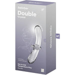 Satisfyer Dildo de Cristal Doble Transparente