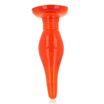 Vibrador anal Soft Touch rojo 14.2 cm