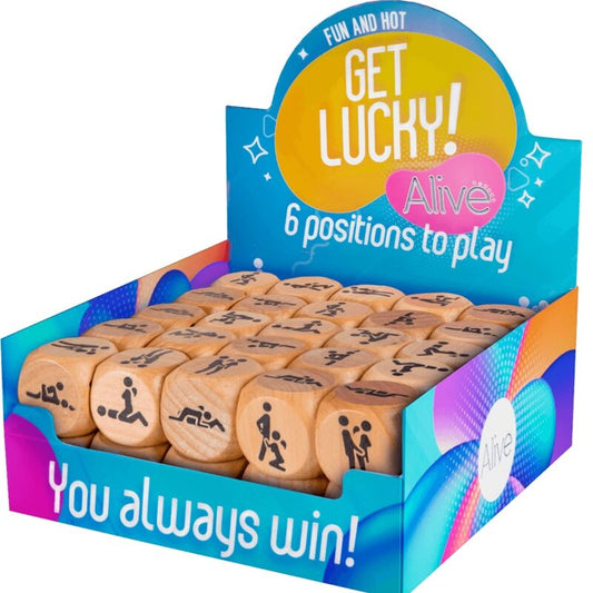 Alive - Get Lucky Dice Box 6 Posiões 50 Unidades