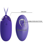 Pretty Love Berger Huevo Vibrador Juvenil con Control Remoto Violeta