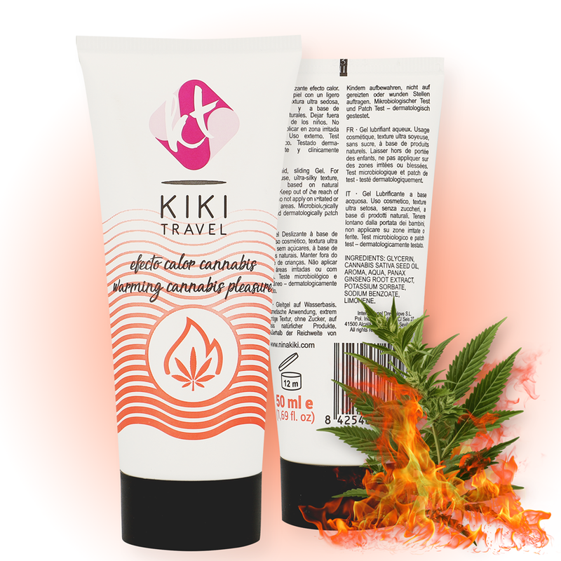 Kikí Travel - Cannabis Lubricante de Efecto Calor 50 ml
