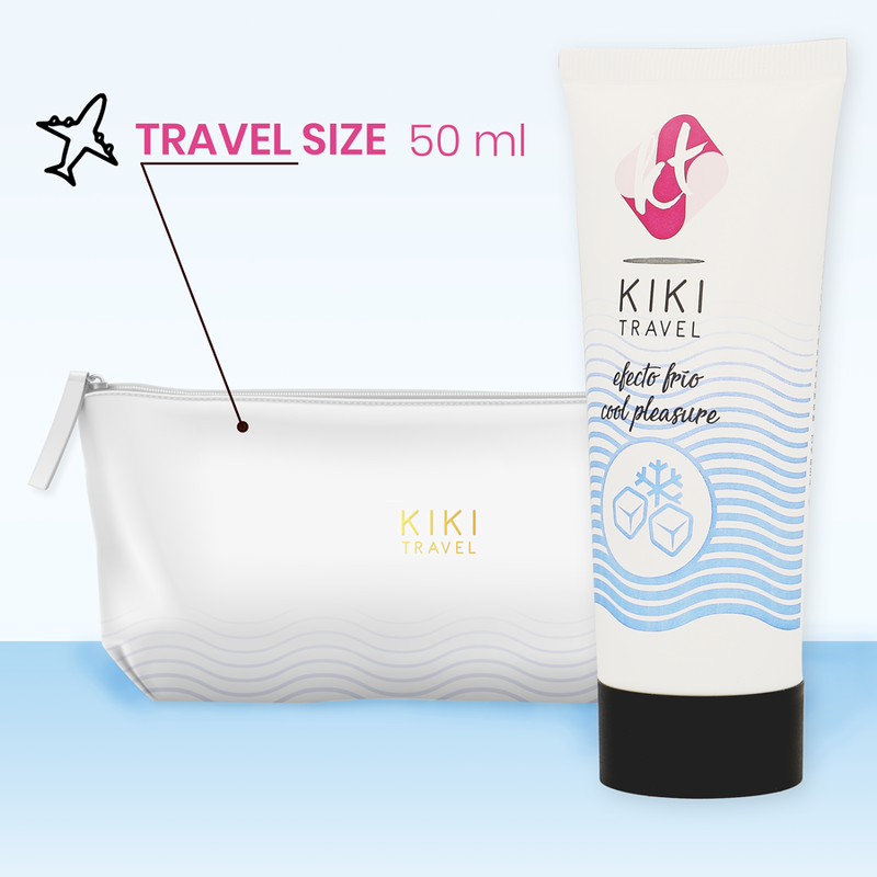 Kikí Travel - Lubricante con Efecto Refrigerante 50 ml
