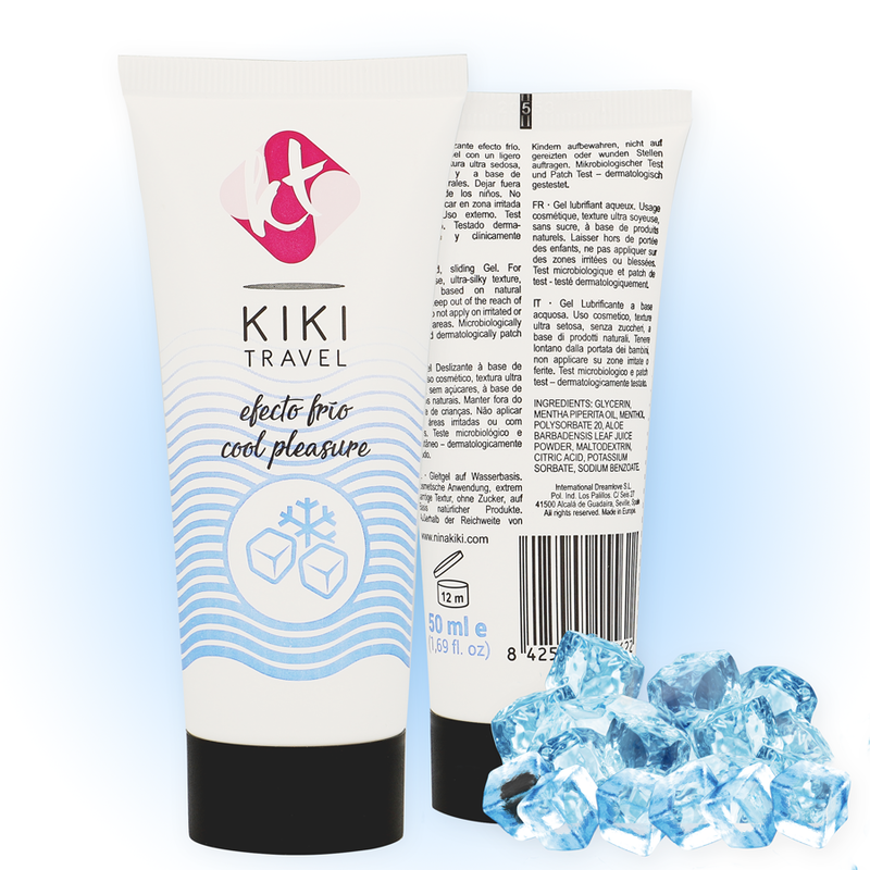Kikí Travel - Lubricante con Efecto Refrigerante 50 ml