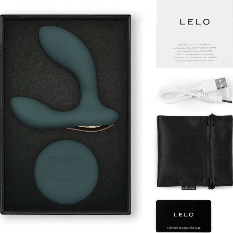 Lelo Hugo 2 Verde Massageador de Próstata Com Controle Remoto