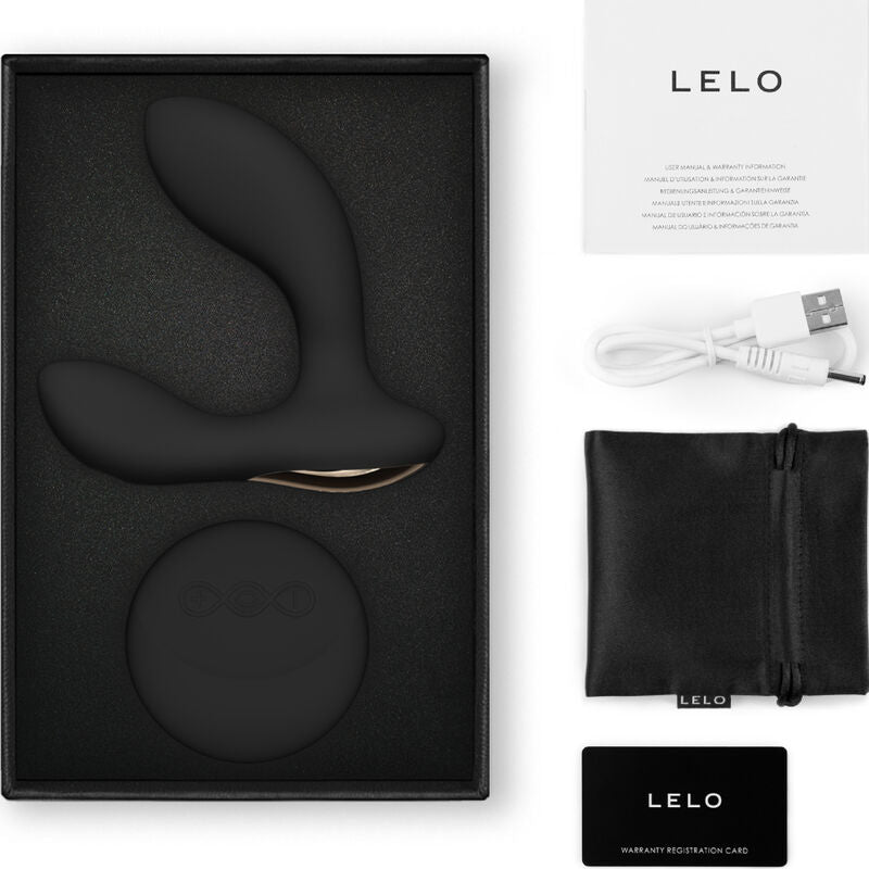 Lelo Hugo 2 Massager de Próstata Controle Remoto Preto