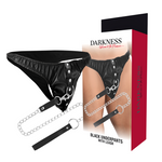 Darkness Tanga de Submissão Com Corrente de Metal