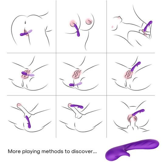 Armony - Vibrador Romance com Estimulador Roxo