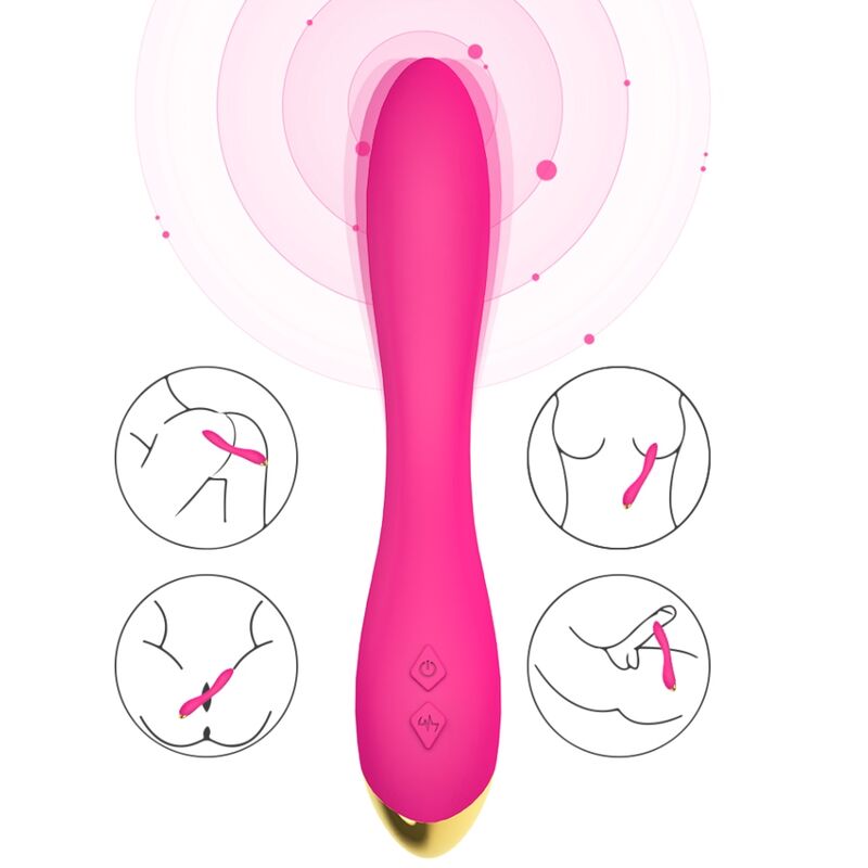 Armony - Flamingo Vibrador Multposição Fúcsia